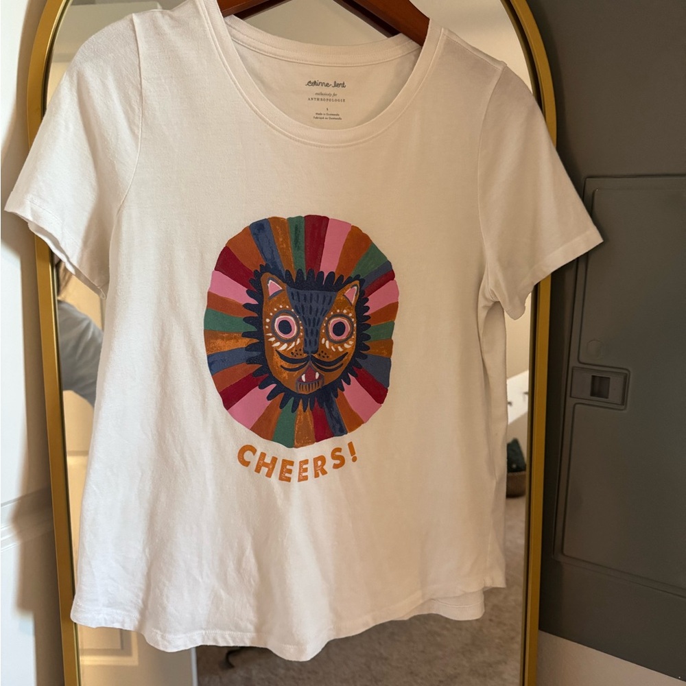 Cheers Corinne Lent for Anthropologie T-shirt
